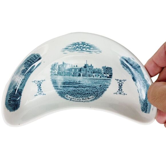 Antique Dunn Bennett & Co Vitreous Ironstone Porcelain Bone Plate Side Dish - Picture 3 of 6